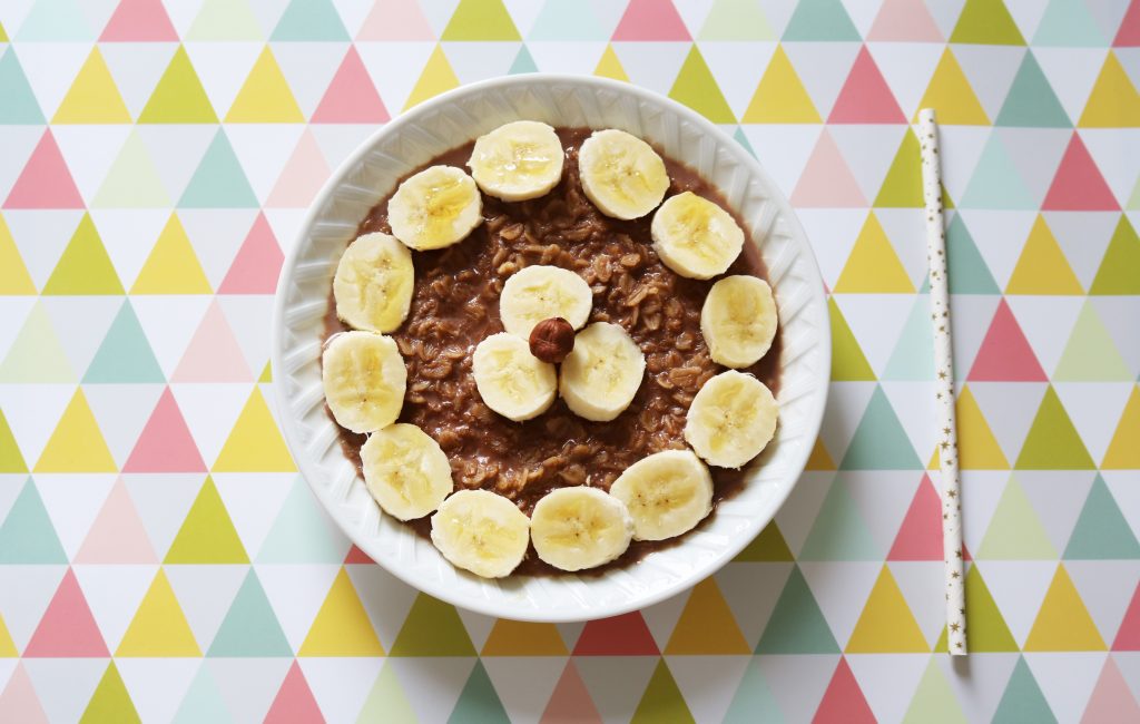 recette porridge chocolat banane