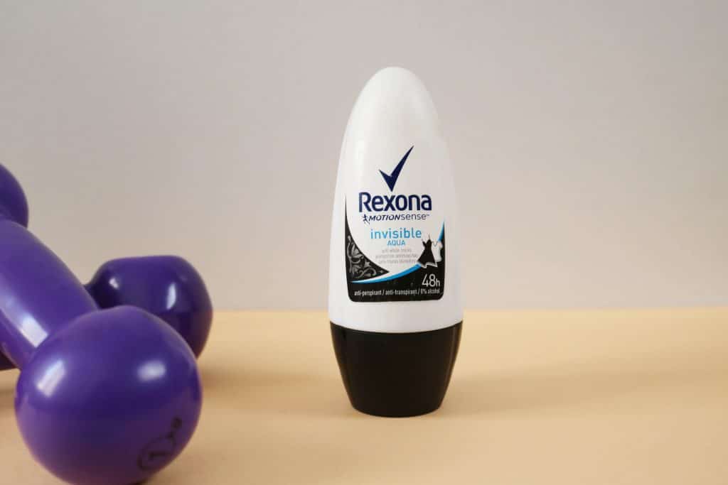 Indispensables de mon sac de sport : déodorant Rexona