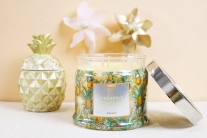 Coups de coeur : bougie ananas et sucre de canne Partylite