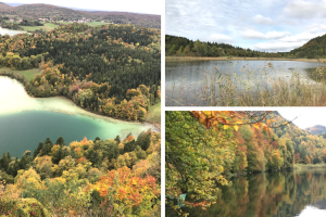 Paysage d'automne dans le Jura